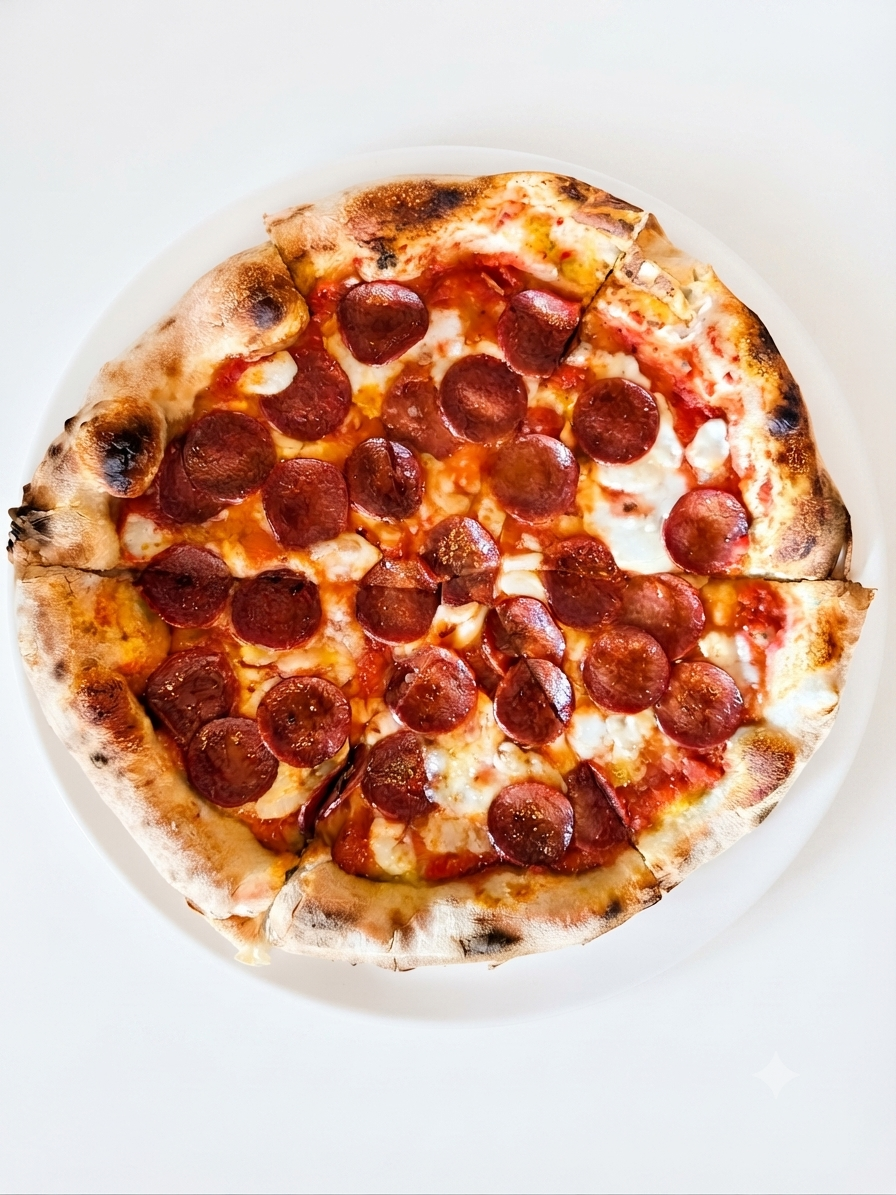 6 - Pizza Peperoniwurst scharf