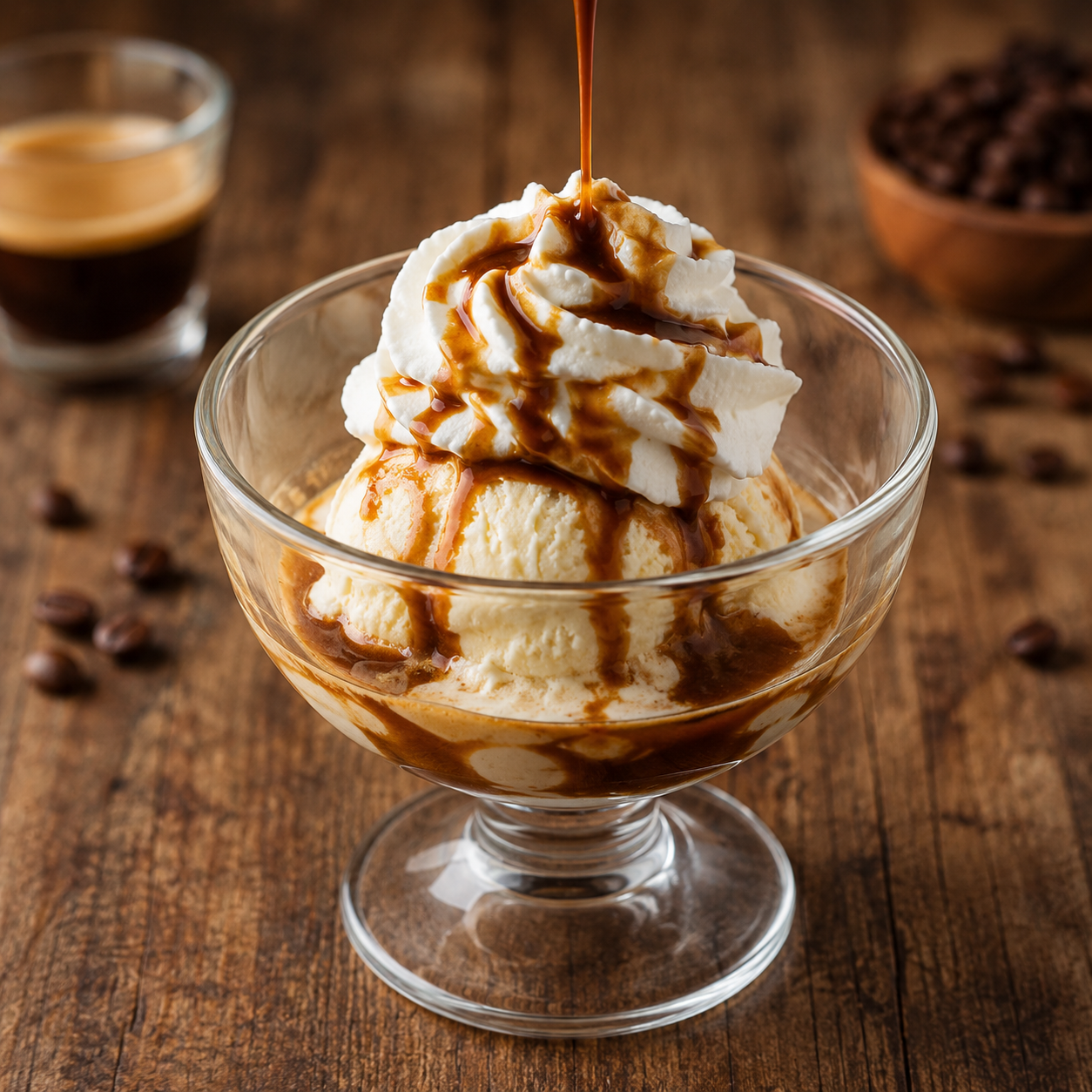 Affogato al caffè
