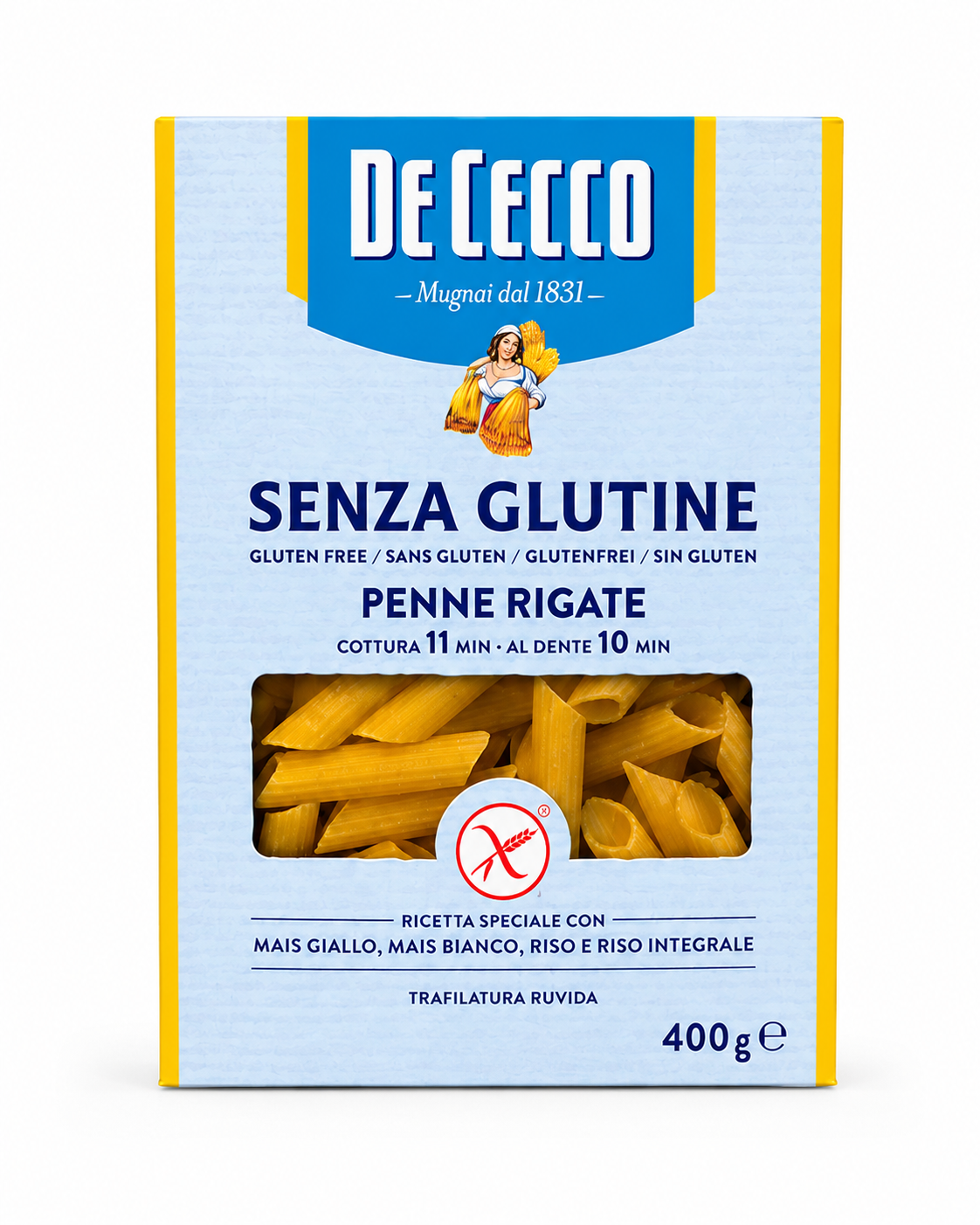 Penne Rigate De Cecco senza glutine 400gr