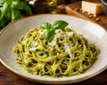 TAGLIATELLE AL PESTO